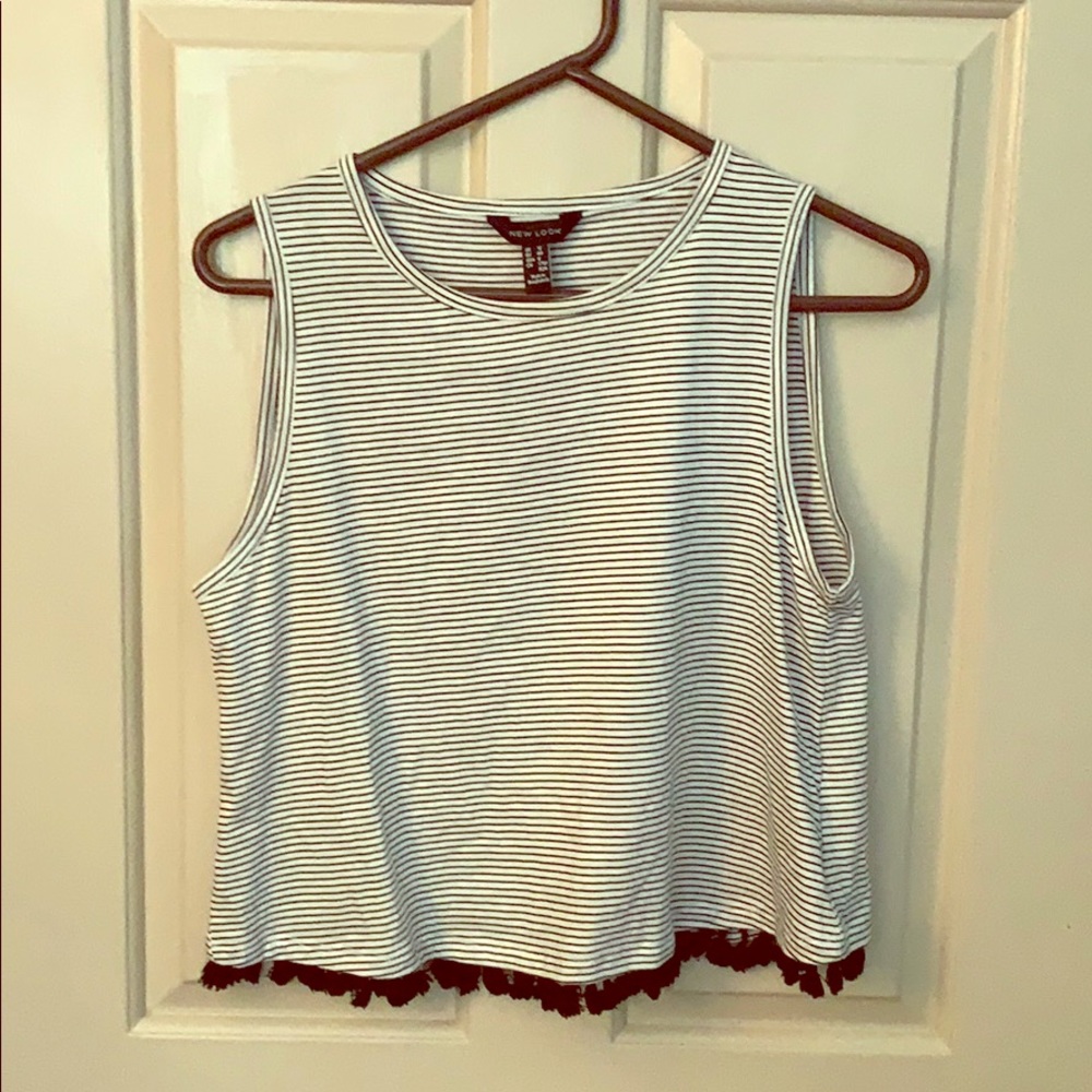 NEW LOOK tassel tank top